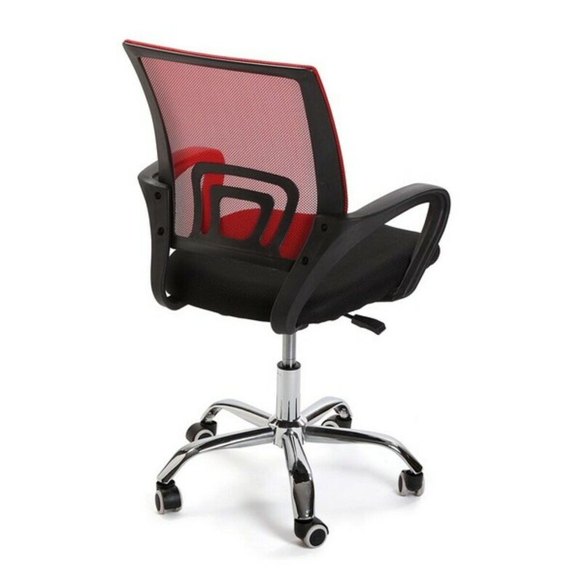 Scaun de birou Versa Negru Roșu Multicolor 51 x 58 cm